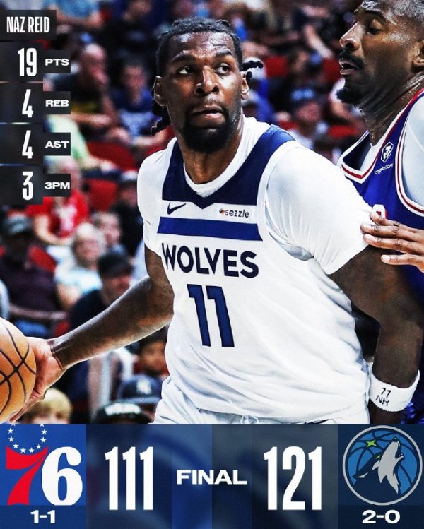 韦德体育 乔治首秀23分爱德华兹16分 76东说念主不敌丛林狼